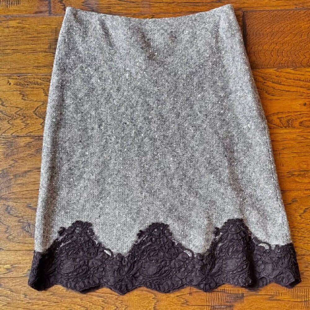 Victoria’s Secret Body By Victoria Twill Skirt with Lace - Size 2